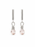 P51 Morganite Bar Post Earring