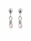 P50 Morganite Post Earrings