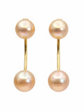 Floating Double Pearl Earring