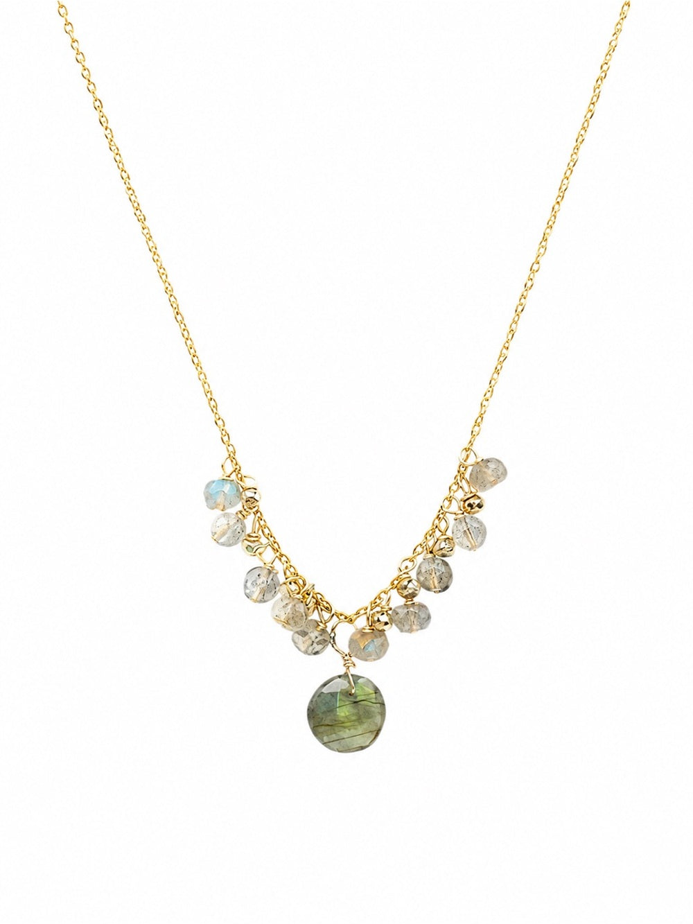 NC1 Labradorite Hematite Necklace