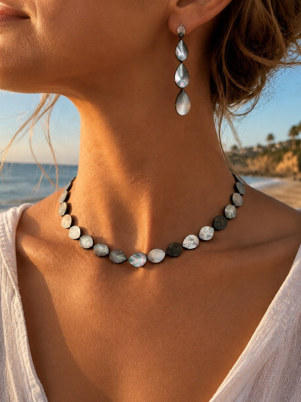 Mother of Pearl Shell Beaded Jewelry - Made to Order