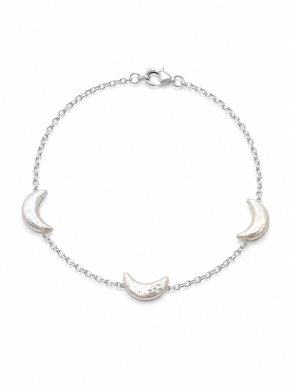 Freshwater Pearl Moon Bracelet/Anklet - Made to Order