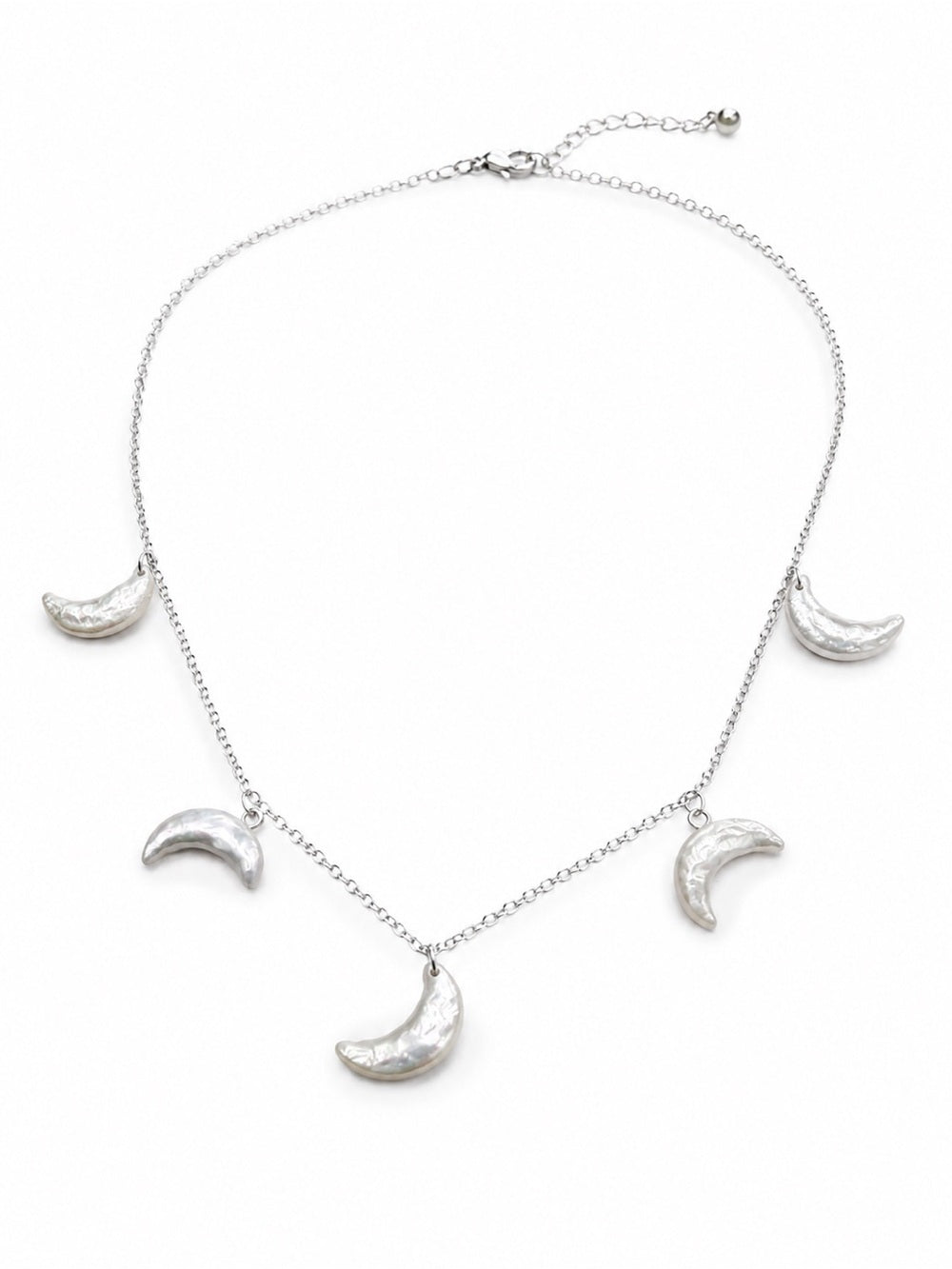 Freshwater Pearl Moon Necklace - Made to Order