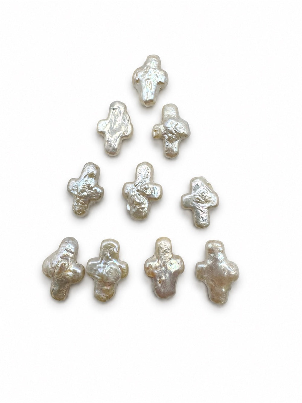 Freshwater Pearl Cross Necklace - Made to Order