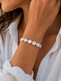 Freshwater Pearl Coin Bracelet/Anklet - Made to Order