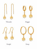 Natural Citrine Earrings - Made to Order