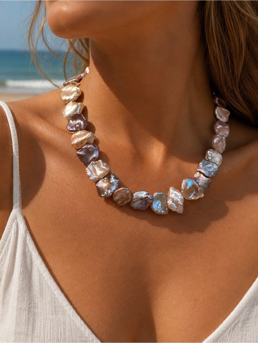 Keshi Freshwater Pearl Necklace - Made to Order