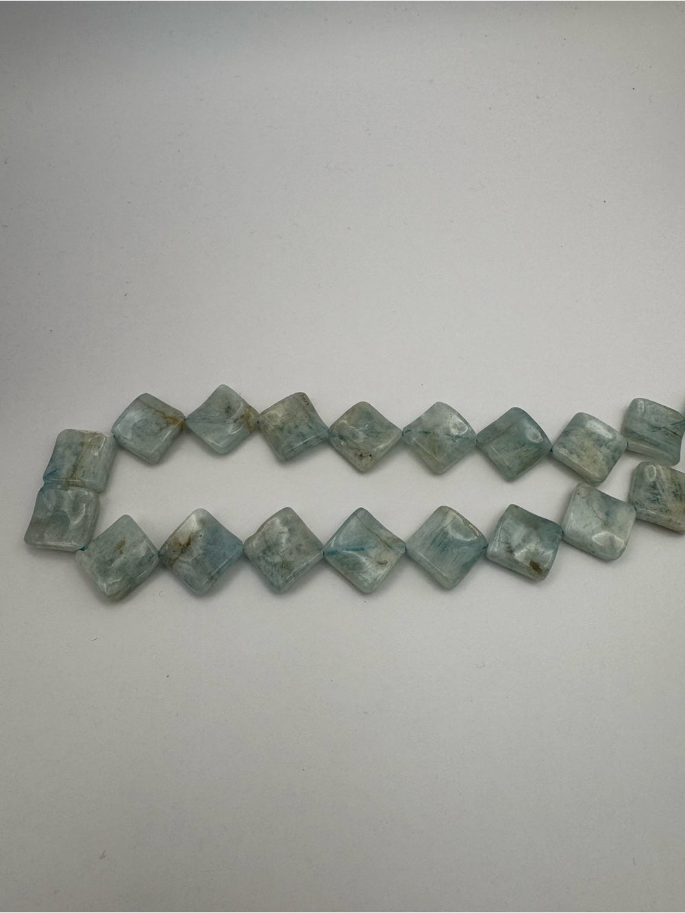 Aquamarine Square Bracelet - Made To Order