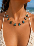 Abalone Teardrop Necklace - Made To Order