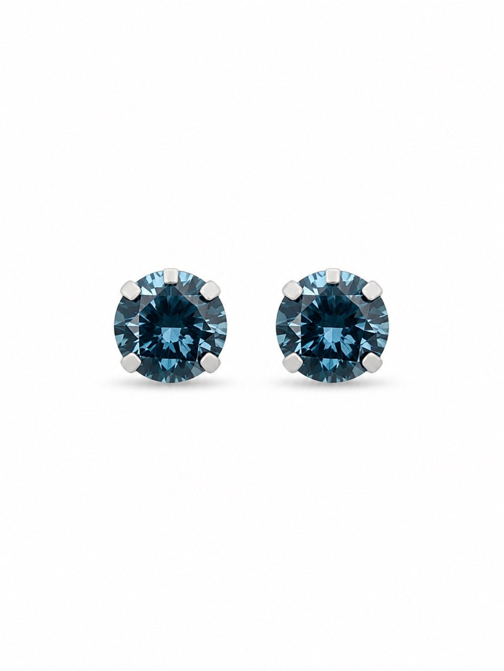 AAA CZ and Solid Gold Stud Earrings