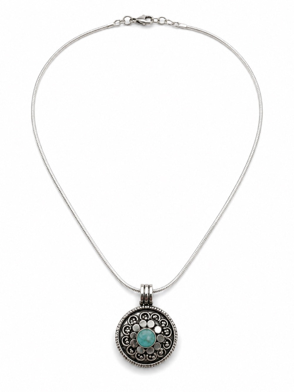 Amazonite Poison Pendant
