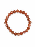 Strawberry Quartz Gemstone Stretchy Bracelet