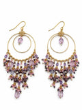 Lavender Chandelier Earrings