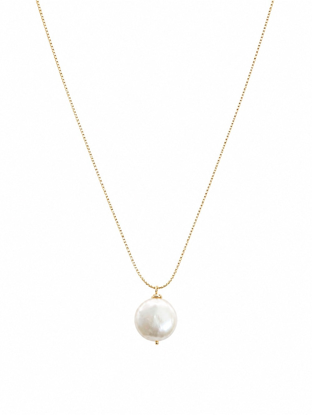 Scarlett Coin Pearl Necklace
