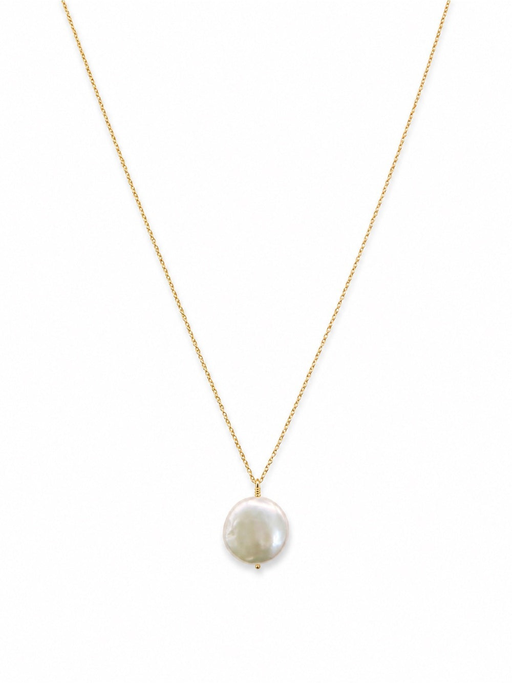 Seraphina Coin Pearl Necklace