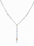 Moonstone Sterling Silver Lariat (NB59)