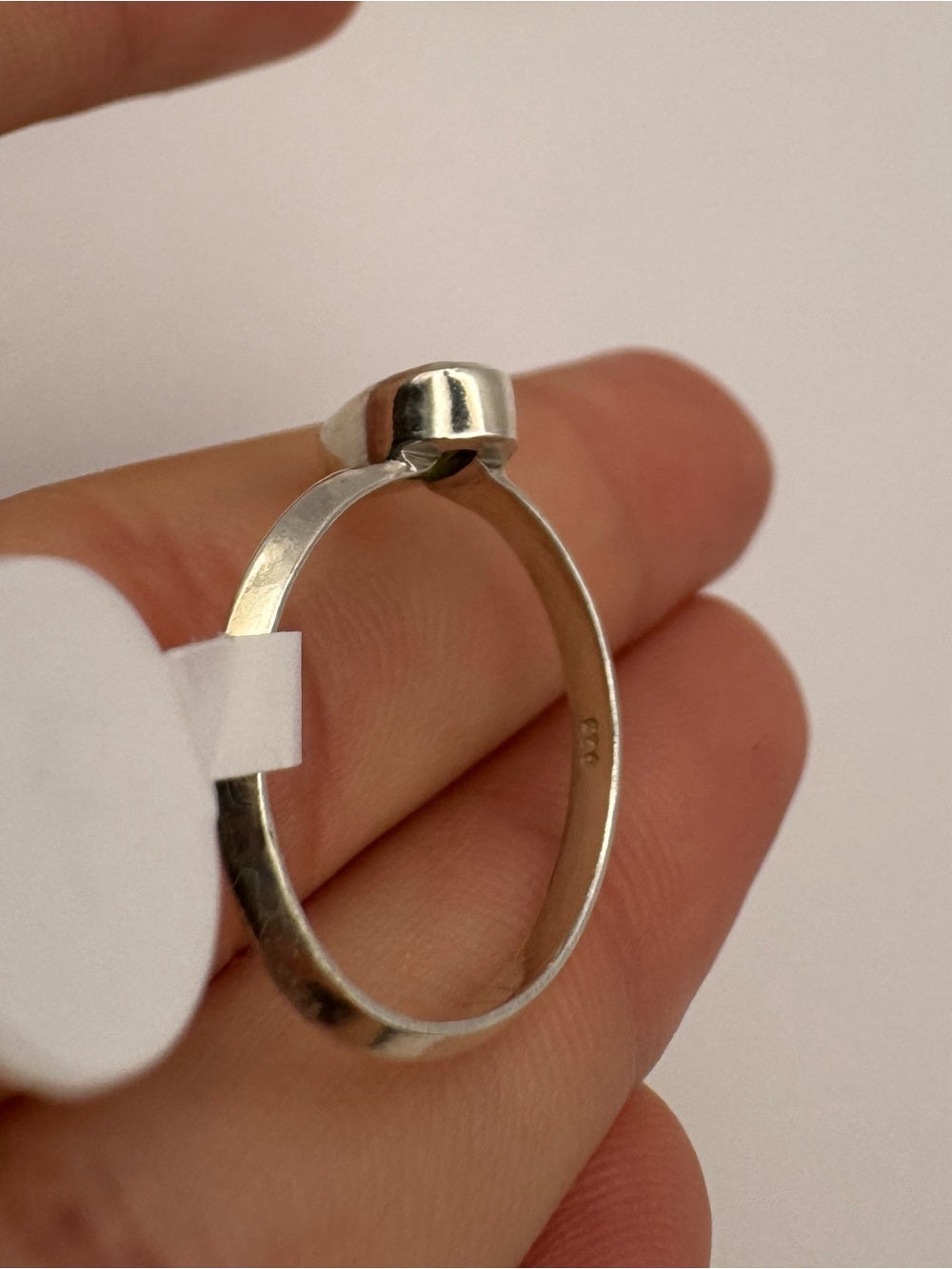 Peridot Teardrop Ring