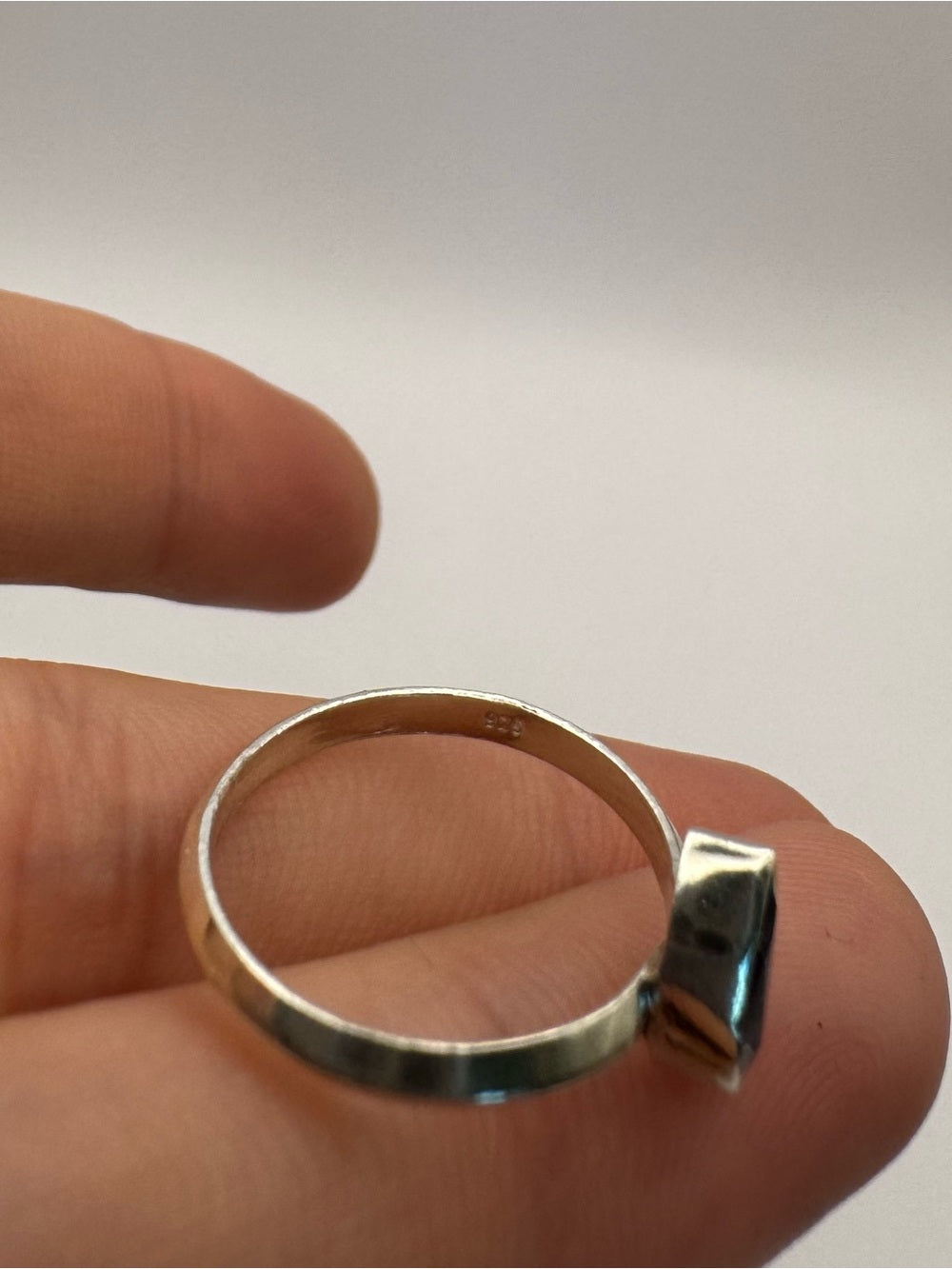 Sapphire Teardrop Ring