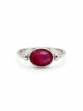 Ruby Bubble Accent Ring