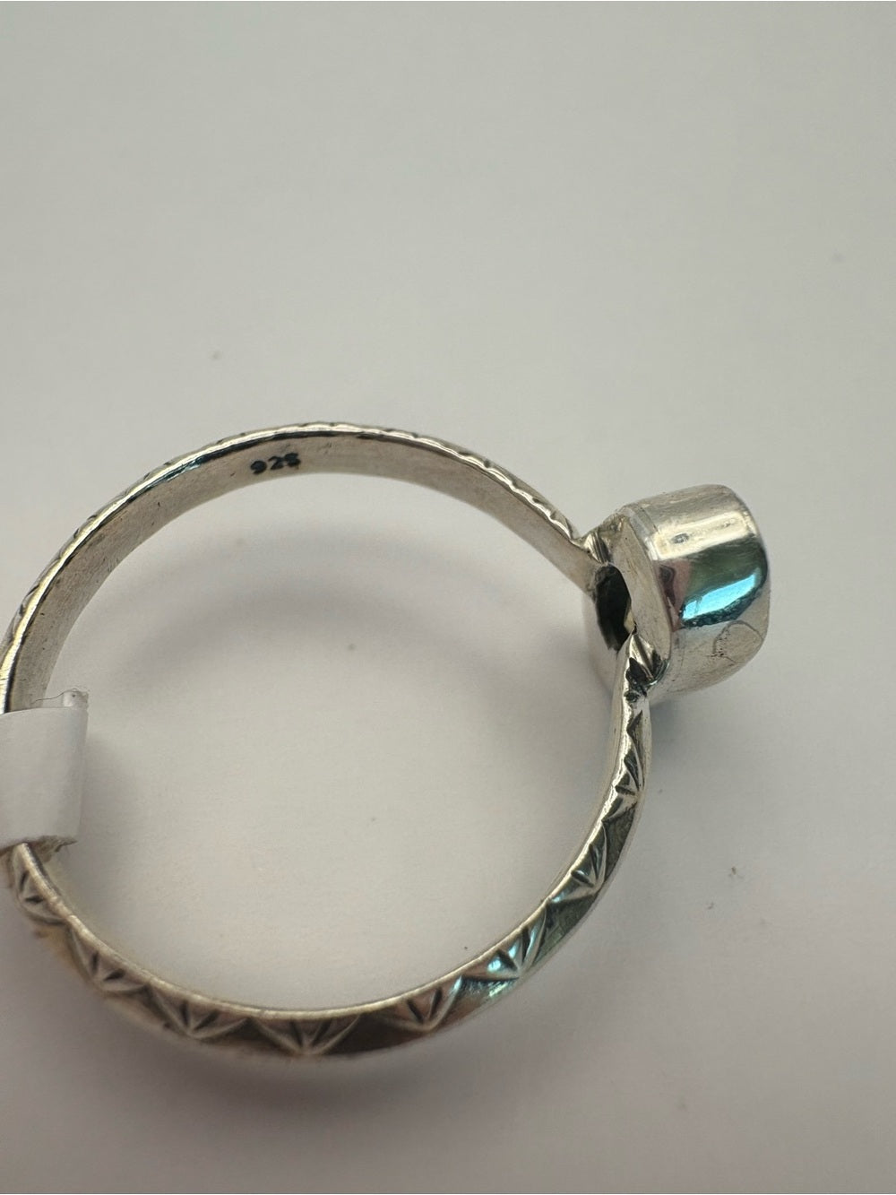 Citrine Elongated Oval Ring (S925)