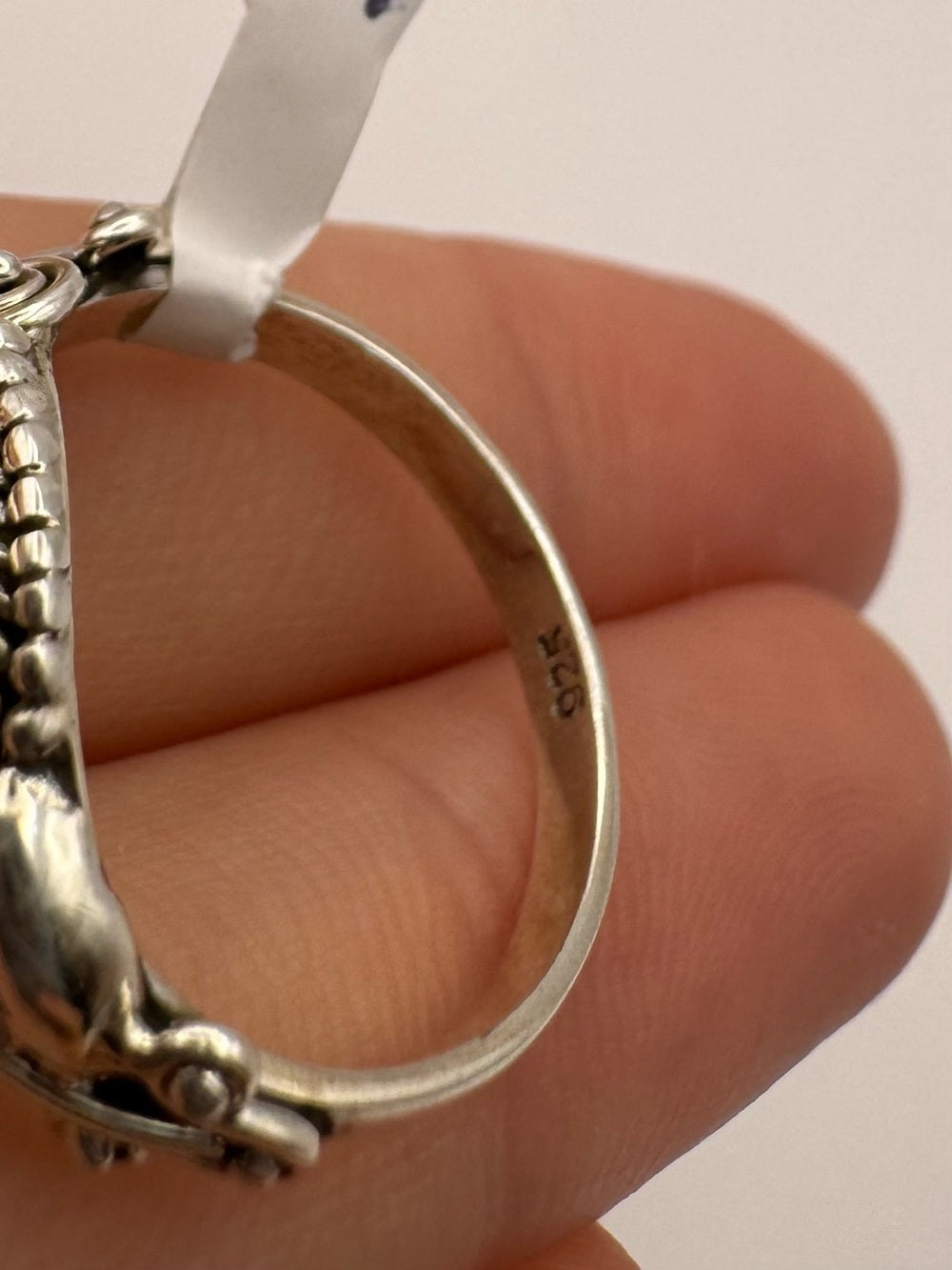 Amethyst Oval Filligree Ring