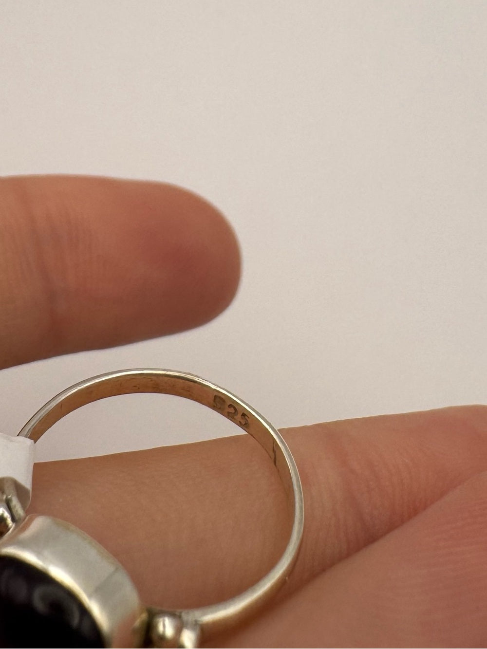Amethyst Bubble Accent Ring