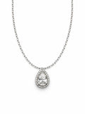 1.63 Moissanite Diamond Teardrop Pendant