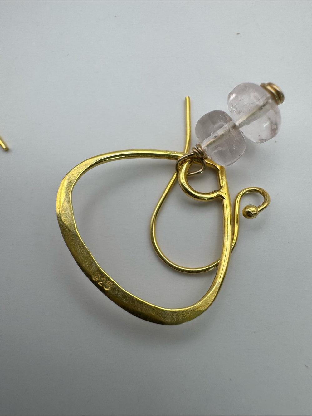 AWHK20 Morganite Hook Earrings