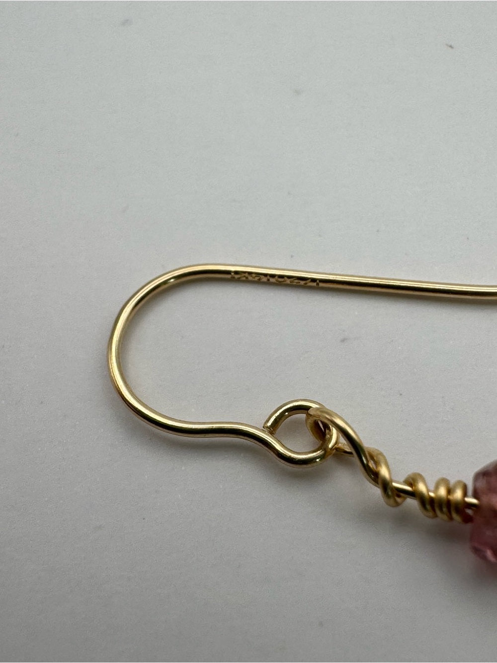AWHK2 Spinel and Garnet Hook Earrings