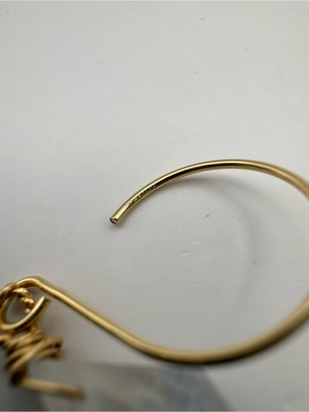 AWHK39 Moonstone Diamond Hooks
