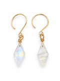 AWHK39 Moonstone Diamond Hooks