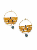 ALHP31 Carnelian and Kyanite Hooks