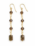 ALHK4 Andalusite Hook Earrings