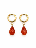 ALH63 Carnelian Huggie