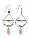 AMH61 Smokey Quartz and Guava Quartz