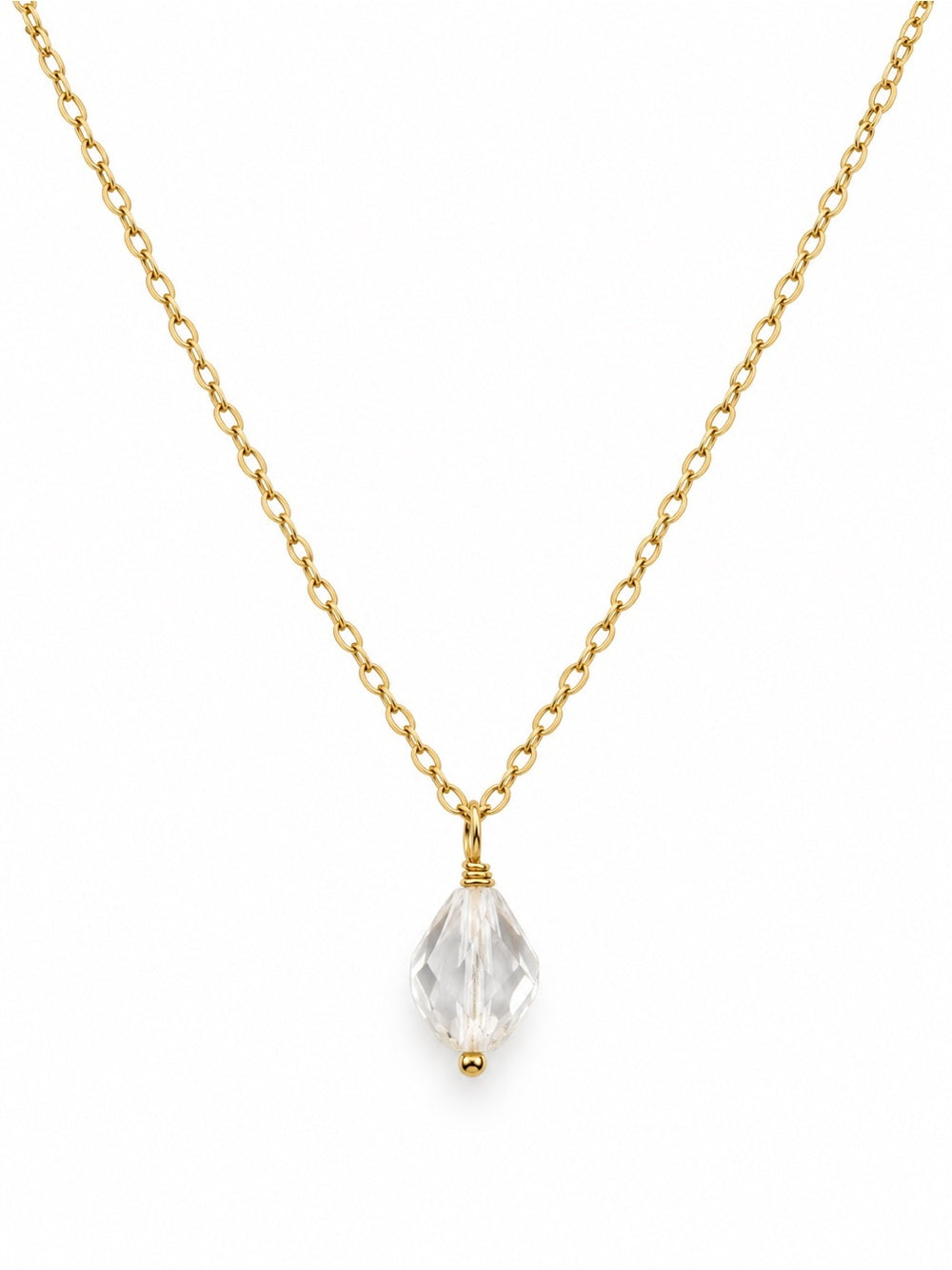 AWN12 Crystal Quartz Necklace