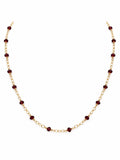 AWN34 Garnet Necklace