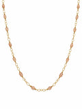 AWN31 Peach Moonstone Necklace