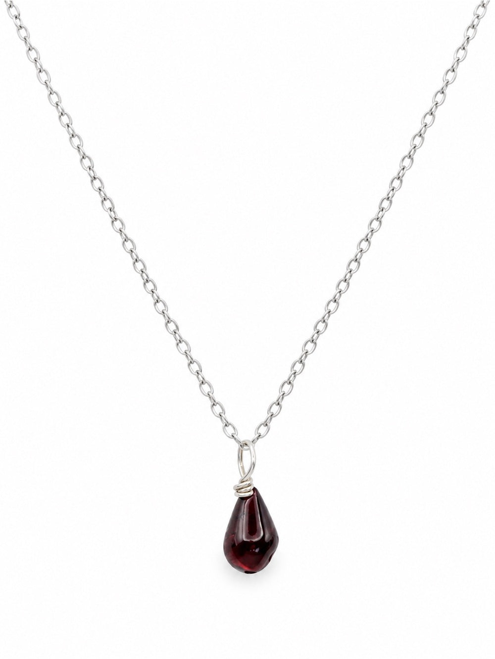 AWN13 Garnet Necklace