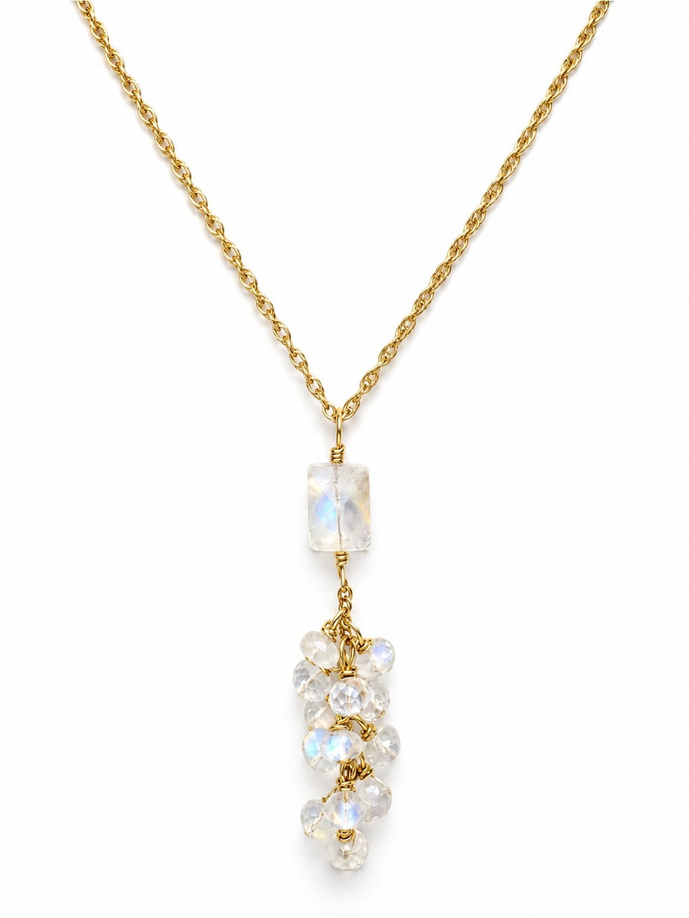 Moonstone Gold Filled Lariat (AWN20)