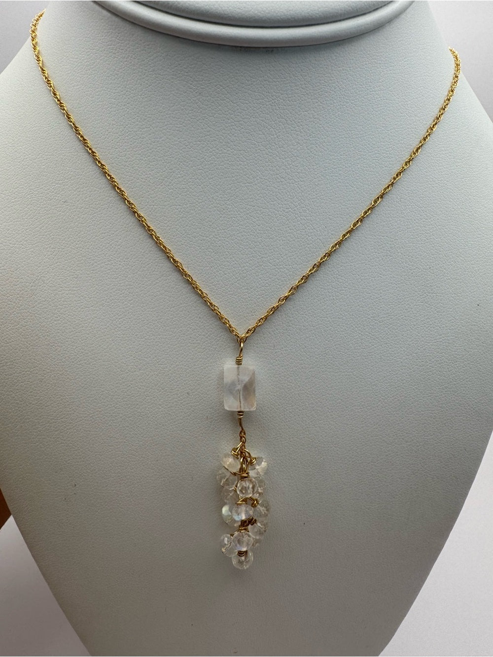 Moonstone Gold Filled Lariat (AWN20)