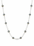 AMN7 Labradorite Bezel Necklace