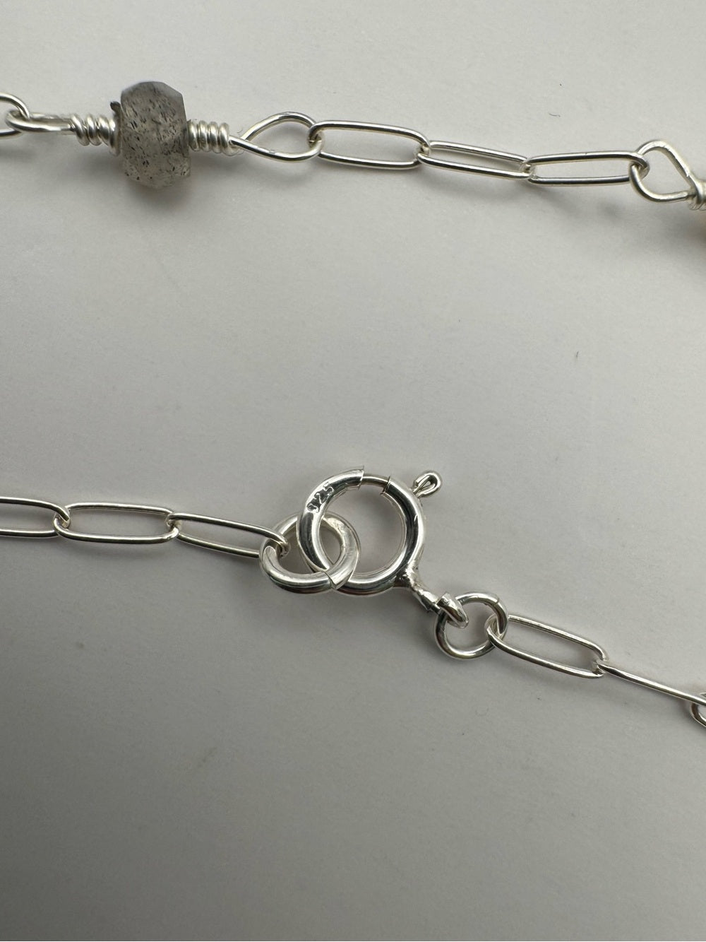 AMN7 Labradorite Bezel Necklace