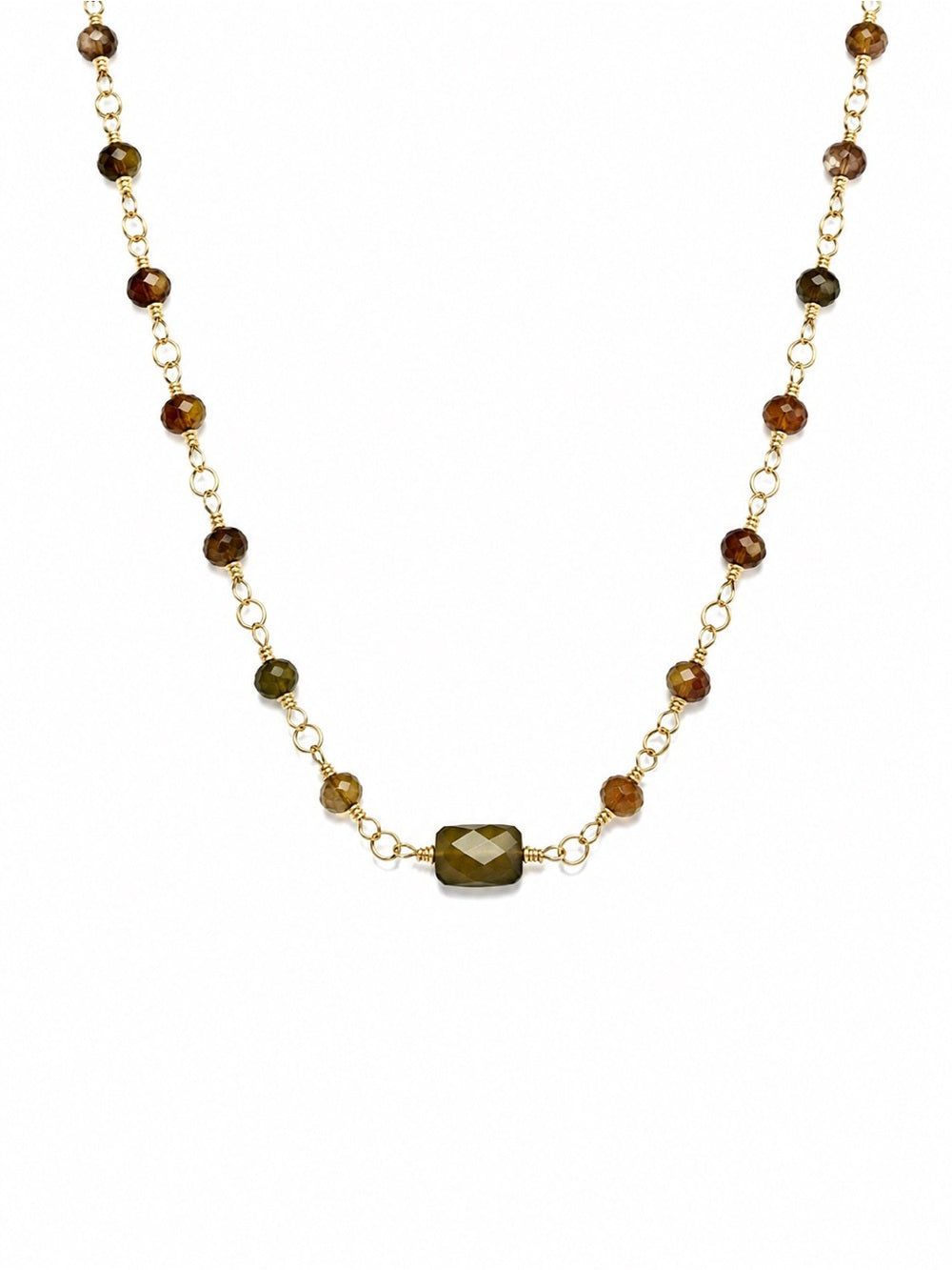 Andalusite Gold Filled Necklace (ALN8)
