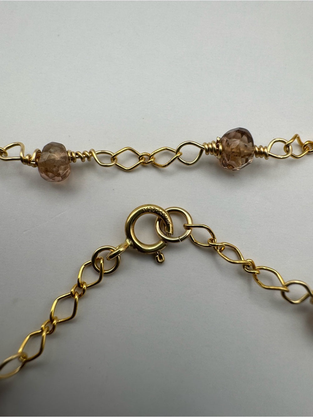 Andalusite Gold Filled Necklace (ALN8)