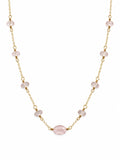 Morganite Gold Filled Necklace (AWN20)