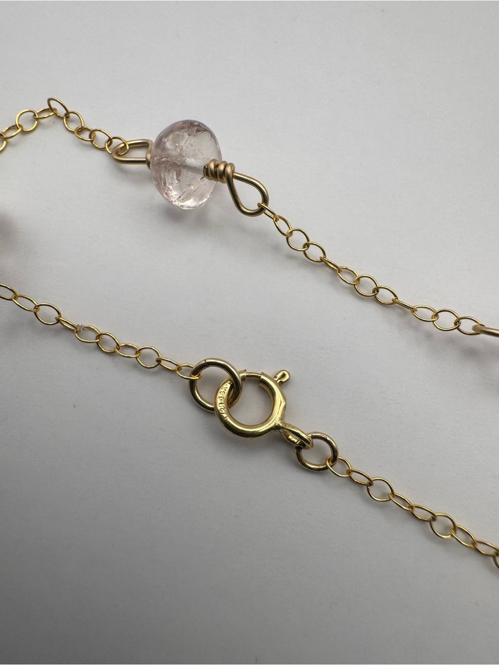 Morganite Gold Filled Necklace (AWN20)