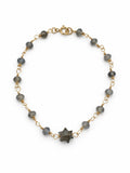 AWB7 Labradorite Star Gold Bracelet