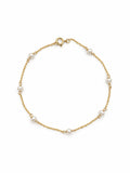 AWB1 Freshwater Pearl Gold Bracelet