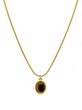 Tiger’s Eye Oval Necklace